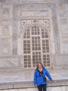 Me in front of Taj Mahal